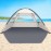 COMMOUDS Beach Tent Sun Shade for 3/4-5/6-7/8-10 Person, UPF 99+ Beach Sun Shelter Canopy Tent, Lightweight, Easy Set Up and Carry