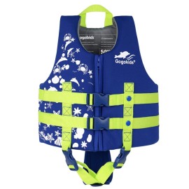 Gogokids Toddler Swim Vest, Kids Floaties - Boys & Girls Buoyancy Jacket for Pool & Beach, Fits 2-8 Years / 22-60 lbs