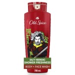 Old Spice Body Wash for Men, Aquaman: King of Atlantis, 3X Defense, 24/7 Shower Fresh with Lasting Scent, Cleansing 2-in-1 Body & Face Wash, Smell Like a Hero, Fresh Ocean and Seastorm Scent, 24 oz