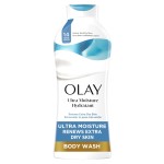 Olay Body Wash for Women, Ultra Moisture, For Extra Dry Skin, 24hr Moisturizing, Hydrating & Refreshing, B3 Vitamin Complex, Free of Parabens & Phthalates, Scented, 22 fl oz