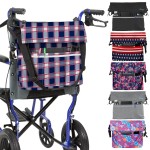 Vive XL Wheelchair Bag - Waterproof, Scratch-Resistant, Double-Stitched, Machine Washable Accessory for Adults, Seniors, 15 Colors - Storage Walker Backpack to Hang on Back of Wheel Chair