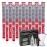 KINGRASP Premium Rubber Golf Grips 13 Pack, Anti-SlipSuper Stability,Cord Rubber, Golf Club Grips,Standard/Mid Size/Oversize, 13 Grips with All Kits