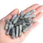 QINJIEJIE Moonstone 20 PCS Healing Crystals Stones Sets Wands Bulk Natural Pocket Crystal Towers Assorted Pointed Reiki Gemstones Polished Energy Meditation Chakra Gifts for Women Men