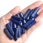 QINJIEJIE Lapis Lazuli 20 PCS Healing Crystals Stones Sets Wands Bulk Natural Pocket Crystal Towers Assorted Pointed Reiki Gemstones Polished Energy Meditation Chakra Gifts for Women Men