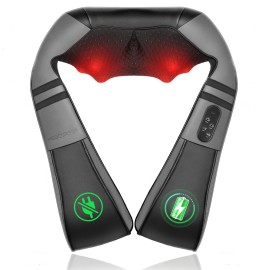 Medcursor Neck Massager with Heat for Pain Relief Deep Tissue, Rechargeable, Shiatsu Neck and Shoulder Massager, Ideal Choice for Men, Women, Mom & Dad