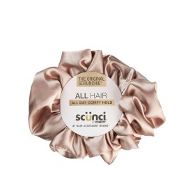 Scunci by Conair The Original Scrunchie hair accessories - hair accessories for women - hair ties - trendy hair accessories - Jumbo Size in Washable - Champagne