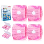 LYJEE Motion Sickness Bands for Kids, Travel Sickness Relief Wristbands, Anti-Nausea Wristbands for Car or Sea Sickness