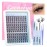 Geeneiya 12-14-16MM Wispy Lash Clusters Kit Natural Eyelash Clusters Kit DIY Lash Extension Kit C Curl Eyelash Extension Kit 12-16MM Short Individual Lashes with Lash Bond and Seal for Beginners