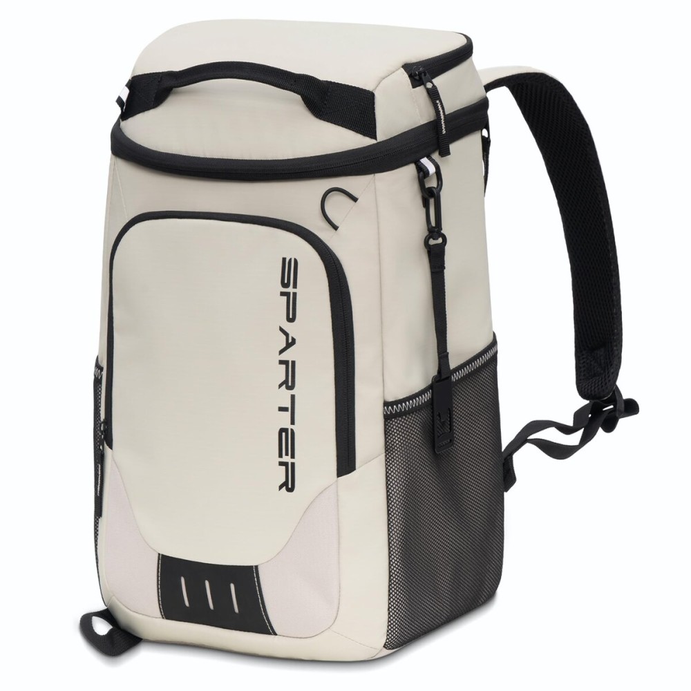 SPARTER Backpack Cooler Insulated Leak Proof 33 Cans, 2 Insulated Compartments Thermal Bag, Portable Lightweight Beach Travel Camping Lunch Backpack for Men and Women