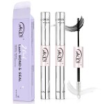 GAQQI Bond and Seal Lash Glue, Lash Cluster Glue Waterproof Eyelash Adhesive for Eyelash Clusters, Long-Lasting 72H+, Latex Free (Pack of 2)