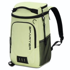 SPARTER Backpack Cooler Insulated Leak Proof 33 Cans, 2 Insulated Compartments Thermal Bag, Portable Lightweight Beach Travel Camping Lunch Backpack for Men and Women