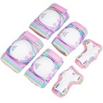 BOSONER Kids/Youth Knee Pad Elbow Pads for Roller Skates Cycling BMX Bike Skateboard Inline Rollerblading, Skating Skatings Scooter Riding Sports