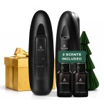 AromaPlan 5 Star Collection Plug in Waterless Diffuser (2 Devices +2 Scents Included)-Cold Air & Waterless Diffusers for Home & Office- Silent Wall Diffuser Plug in, Bluetooth App Control, 1000 sq.ft