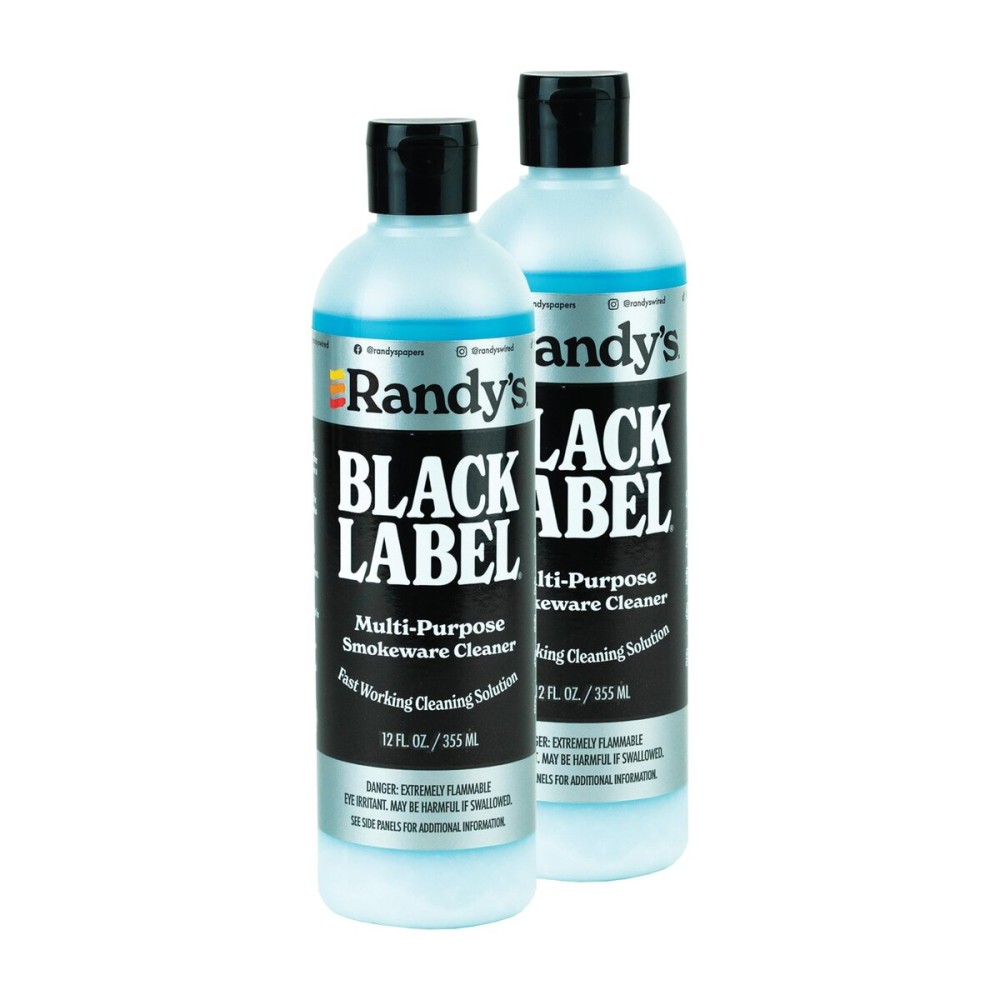 Randy\'s Black Label Cleaner - (12 fl oz) - Best Multipurpose Surface Cleaning Solution for Glass Tops, Metal and Ceramic Surfaces - Glass Top Cleaner for Streak-Free Finish - 02-Pack