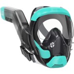 Seaview 180 V3 Full Face Snorkel Mask Adult- The V3 is The Perfect Snorkeling Gear for Adults- Snorkel Mask with 180 Panoramic Viewing and Up to 600% Easier Breathing- Patented Flowtech Air Intake
