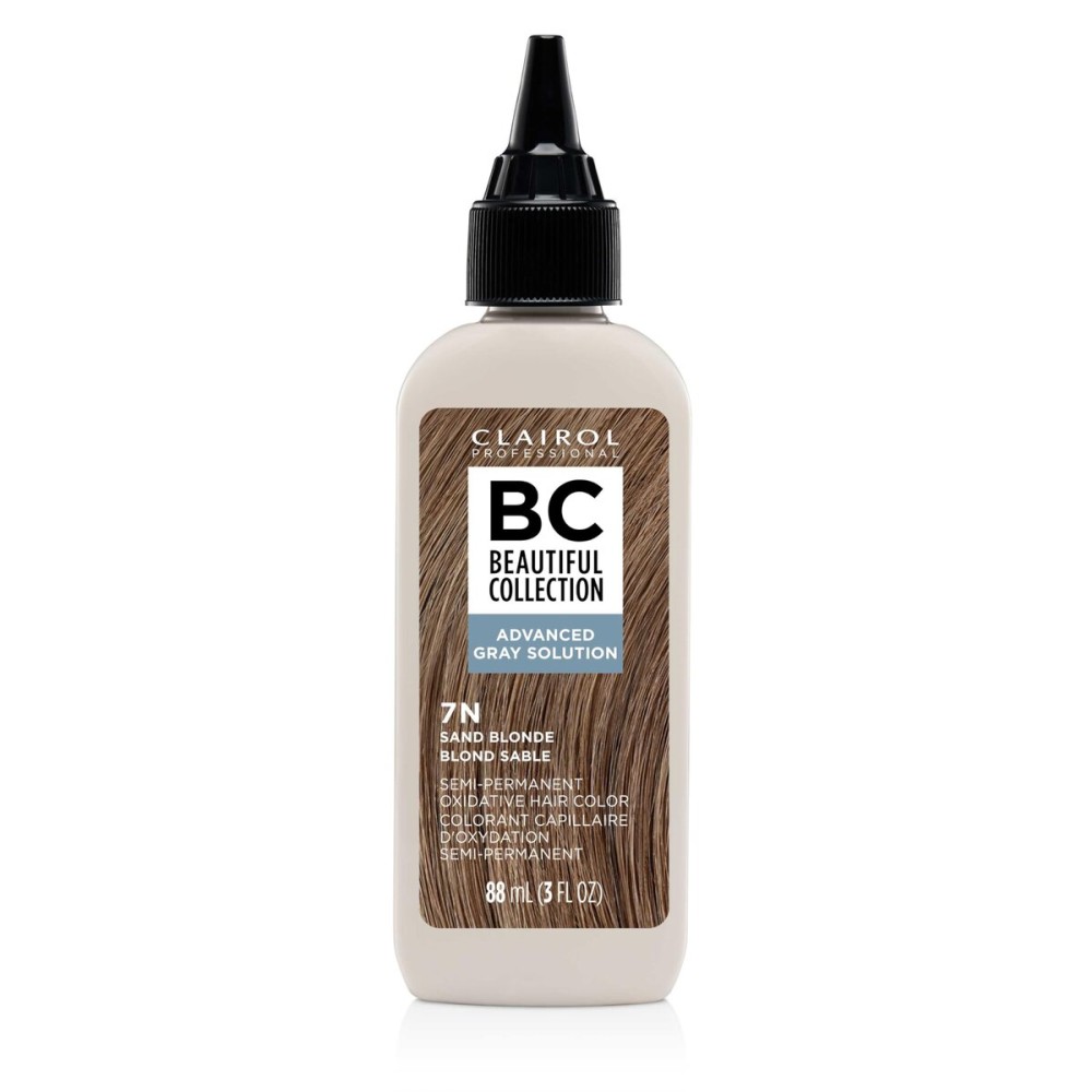 Clairol Professional Beautiful Collection Advanced Gray Solutions, 7N Sand Blonde, 3 oz.
