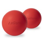 Massage Lacrosse Balls for Myofascial Release,Yoga Deep Tissue Massage,Trigger Point Therapy and Foot Plantar Fasciitis,Muscle Soreness Massager Ball (2Pack,Red)
