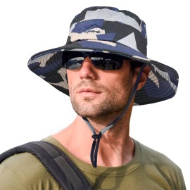 Sun Hats for Men Women Fishing Hat UPF 50+ Breathable Wide Brim Summer UV Protection Hat