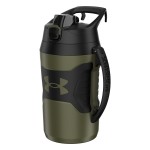 Under Armour Half Gallon Water Bottle Insulated, 64oz Insulated Water Bottle with Handle, Fence Hook, Leak Resistant, for Baseball, Football & More, Marine OD Green