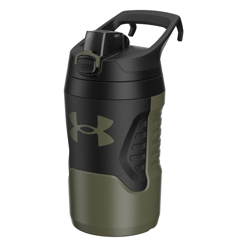 Under Armour 32 oz Insulated Water Bottles - Sports Water Jug with Fence Hook, Leak Resistant for Baseball, Football & More, 32 oz Insulated, Marine OD Green