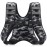ZELUS Weighted Vest, 6lb/8lb/12lb/16lb/20lb/25lb/30lb Weight Vest for Men Women with Storage Pocket Reflective Strips for Workout Strength Training Running Muscle Building, Black Camo (8 lb)