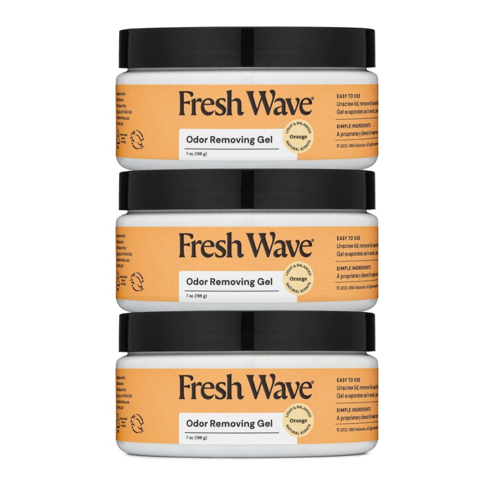 Fresh Wave Orange Odor Removing Gel, 7 oz., Pack of 3