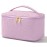 Meiyuuo Makeup Bag Large Cosmetic Bags for Women Girls Cute Travel Zipper Pouch Toiletry Organizer for Beauty Essentials Waterproof (Light Purple)