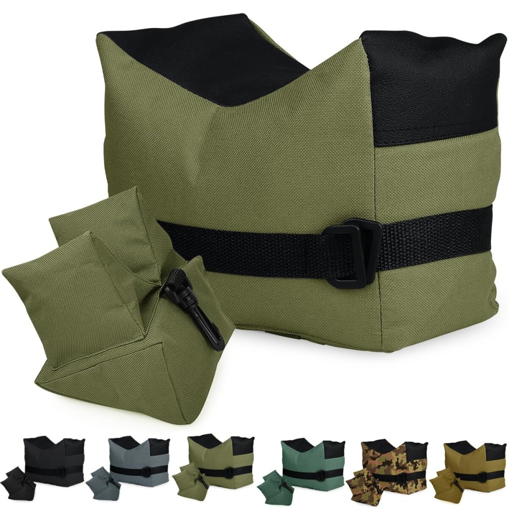 Twod Shooting Rest Bags Sand Bag Target Sports Bench Bag Front Rear Shooting Bags SandBag Stand Holders for Hunting Target