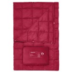 KingCamp Ultralight Camping Blanket, Packable Down Alternative Puffy Wearable Blankets Weatherproof Warm Package Quilt with Snap Buttons for Outdoor Hiking Travel Picnic Stadium (78.7 L x 56.7 W)