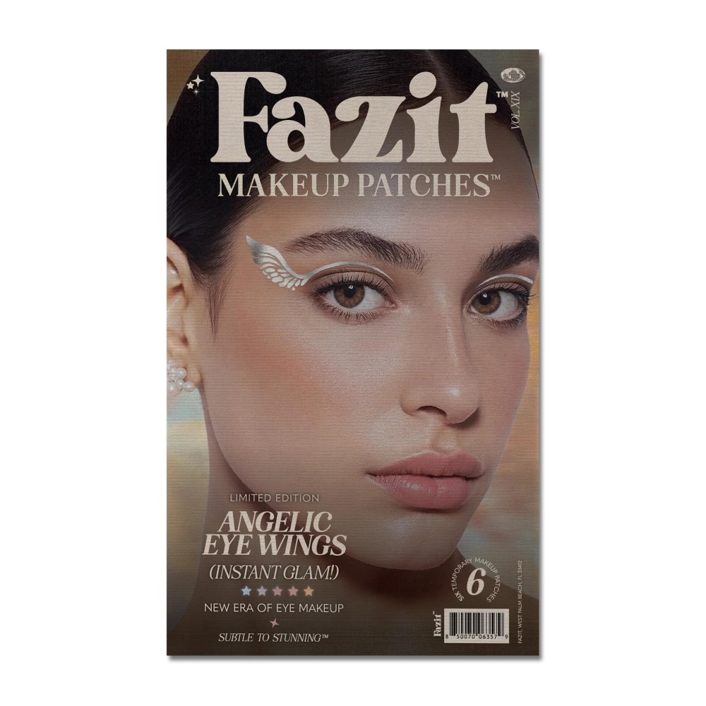 Fazit Makeup Patches - Green Speckles - Glow Up Make-Up Patches - Cute Glitter Makeup Accessories for Women - Cosmetic Glitter for Face