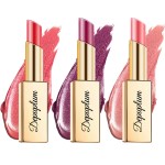 Depuplum Red Mulberry Pink Lipstick Set for Women Shimmer Tinted Lip Balm Hydrating Moisturizing Lip Gloss Cruelty Free Lip Makeup, DM108/109/114