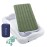 Hiccapop Inflatable Toddler Travel Bed with Safety Bumpers [4-Sided], Portable Toddler Bed for Kids, Toddler Air Mattress, Kids Air Mattress - Sage Green