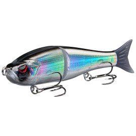 Bassdash SwimShad Glide Baits Jointed Swimbait Bass Pike Salmon Trout Muskie Fishing Lure