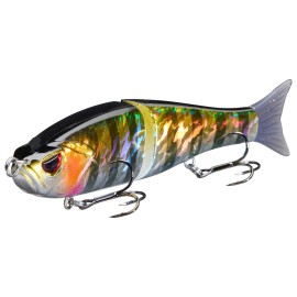 Bassdash SwimShad Glide Baits Jointed Swimbait Bass Pike Salmon Trout Muskie Fishing Lure