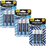 ChapStick Moisturizer 2-in-1 Lipcare 9-Pack (3 SPF 12, 6 SPF 15) - Original Lip Balm with Broad Spectrum SPF, Aloe & Vitamin E, 0.15 Ea