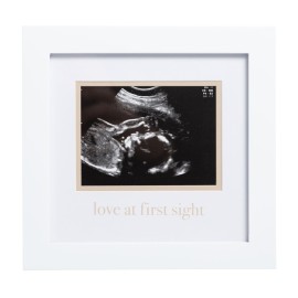 Pearhead Love At First Sight Sonogram Frame, Ultrasound Picture Frame, Pregnancy Announcement Photo Frame, Baby Keepsake Gift For Expecting Parents