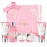 BODY & EARTH Spa Gift Set for Women - Luxurious 5 Pcs Bath and Body Gift Sets with Rose Scent, Spa Gift Box, Bath Set Includes Body Wash, Body Butter, Body Lotion and More, Birthday Gifts for Women