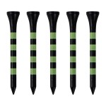 Zivisk Wooden Golf Tees 2-3/4 100 Count 70mm Black