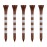 Zivisk Wooden Golf Tees 2-3/4 100 Count 70mm Brown