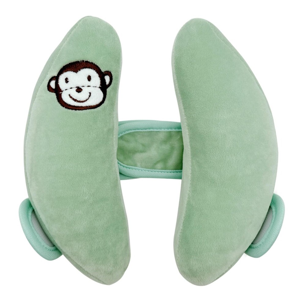 StoHua Baby Travel Pillow,Carseat Head Support for Infants,Stroller Headrest for Kids,Baby Head Neck Support Pillow Cushion,Car Seat Neck Support for Toddlers,Green