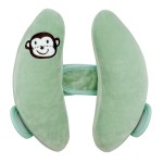 StoHua Baby Travel Pillow,Carseat Head Support for Infants,Stroller Headrest for Kids,Baby Head Neck Support Pillow Cushion,Car Seat Neck Support for Toddlers,Green