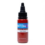 Intenze Dark Brown Tattoo Ink 1 oz with Excellent Long-Lasting Opacity, Made in USA, Exceptional Skin Coverage, Sterilized and Direct from The Manufacturer