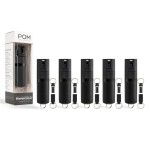 POM Premium Pepper Spray Keychain, Quick Release Access Flip Top Safety, Police Grade OC Formula with UV Marking Dye, 25 Precision Bursts, 10 Foot Effective Range, Made in USA