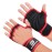 Glaring Way Workout Gloves for Men Women, Padded Weight Lifting Gloves with Wrist Wraps Support, Full Palm Protection, Grip for Gym Training, Fitness, Weightlifting, Exercise (Red, Small)