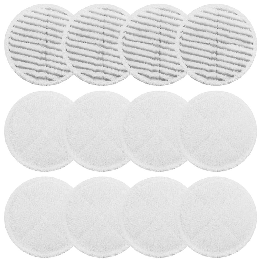 BeiLan Spin Wave Mop Pads Fit for Bissell Spin Wave 20399 23157 23159 2039A 2124A 20393 2039T 2039W 20391 20395 2307 2315A Soft Scrubby Pads for Hardwood Floor Cleaning Replacement Pads(12Pack)