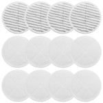 BeiLan Spin Wave Mop Pads Fit for Bissell Spin Wave 20399 23157 23159 2039A 2124A 20393 2039T 2039W 20391 20395 2307 2315A Soft Scrubby Pads for Hardwood Floor Cleaning Replacement Pads(12Pack)