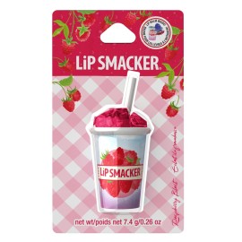 Lip Smacker Summer Refresher Lip Balm, Moisturizing, Collectible Beverage Cup Design, Sheer Finish for Smooth Lips - Raspberry Blast