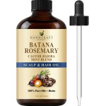 Batana & Rosemary Hair Growth Oil 2oz - Scalp Treatment & Strengthening for Growth & Loss, Thinning, Dry Scalp, Split Ends - Natural Hair Oil for Women & Men - Intensive Repair & Nourishing Formula