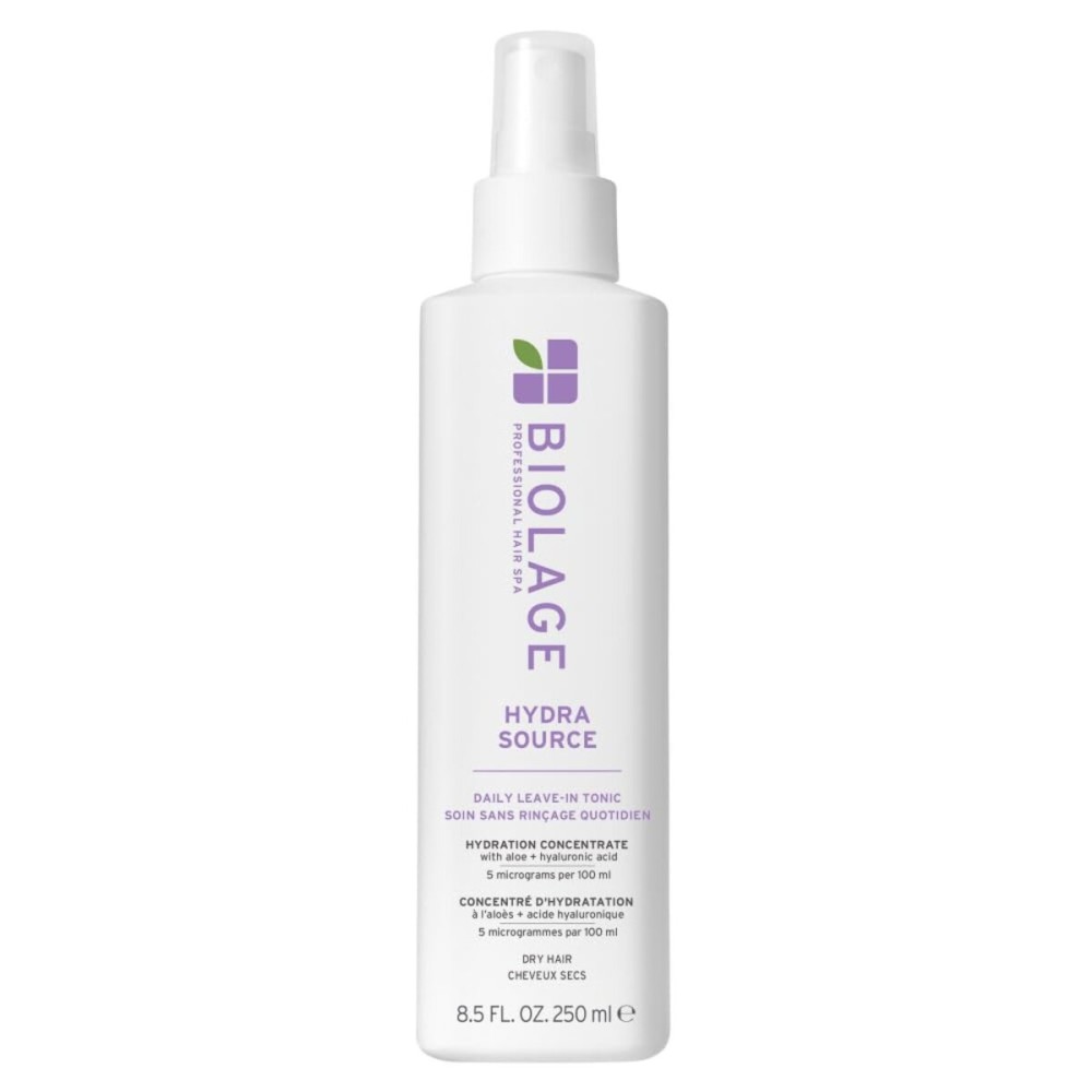 Biolage Hydra Source Daily Leave-In Tonic - Moisturizes & Detangles, For Dry Hair, Infused with Micro-Filtered Aloe Vera & Fermented Hyaluronic Acid, Vegan & Paraben-Free, 8.5 Fl Oz