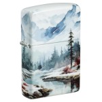 Zippo Frozen Valley Design 540 Matte Pocket Lighter